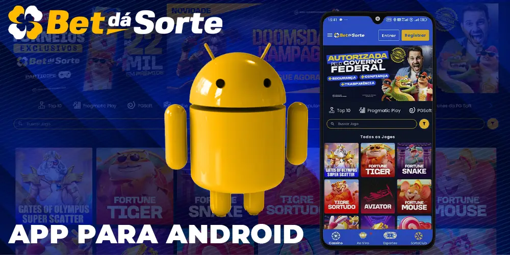 Bet dá Sorte aplicativo para Android