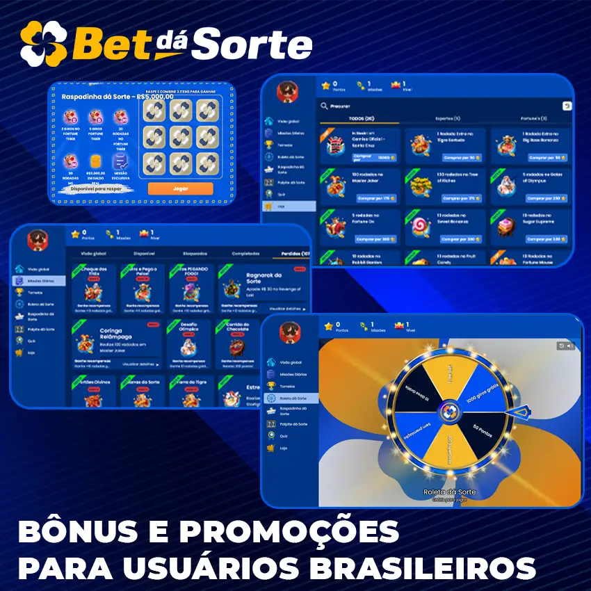 Bônus e promoções da Bet dá Sorte para usuários brasileiros